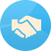 优房云全民营销共赢功能图标 - 经纪人，购房客户，企业三者共赢