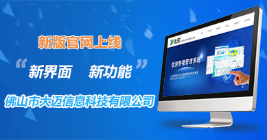 佛山市大迈信息科技有限公司新网站上线