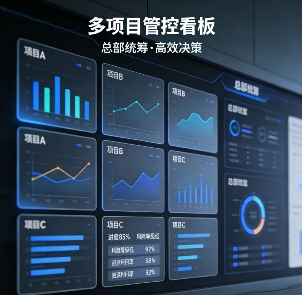 4-多项目管控看板✅ 数据可视化，总部统筹，决策更高.png